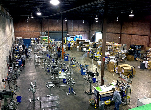 Our new, world class production facility with over 10,000 sq ft of production space.